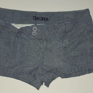 Decree Gray Summer Shorts